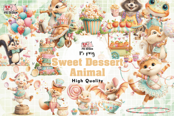 Download Sweet Dessert Animal Clipart PNG - Animal Collection