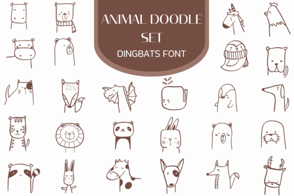 Download Animal Doodle Set - Animal Collection