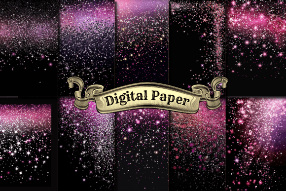 Download Pink and Black Dripping Glitter Digital - Dripping glitter Collection