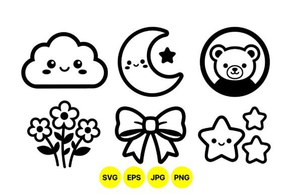Download Cute Kawaii Animal Clipart Set - Animal Collection