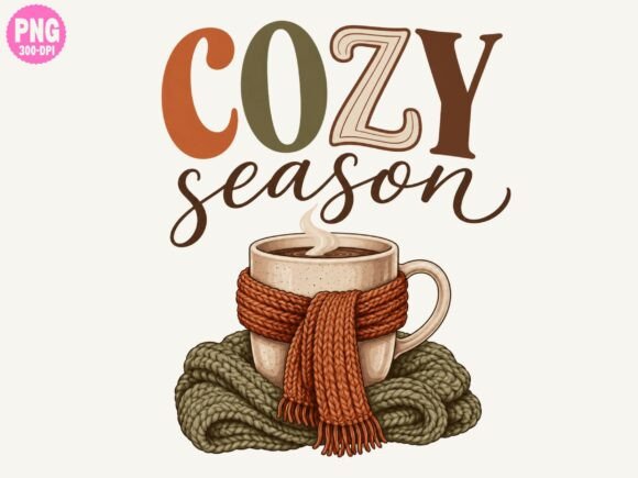 Download Fall Coffee Png, Cozy Autumn Design - Premium Bundle