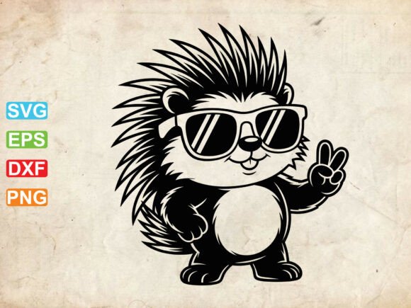 Download Hedgehog SVG, Kawaii Animal Clipart - Animal Collection